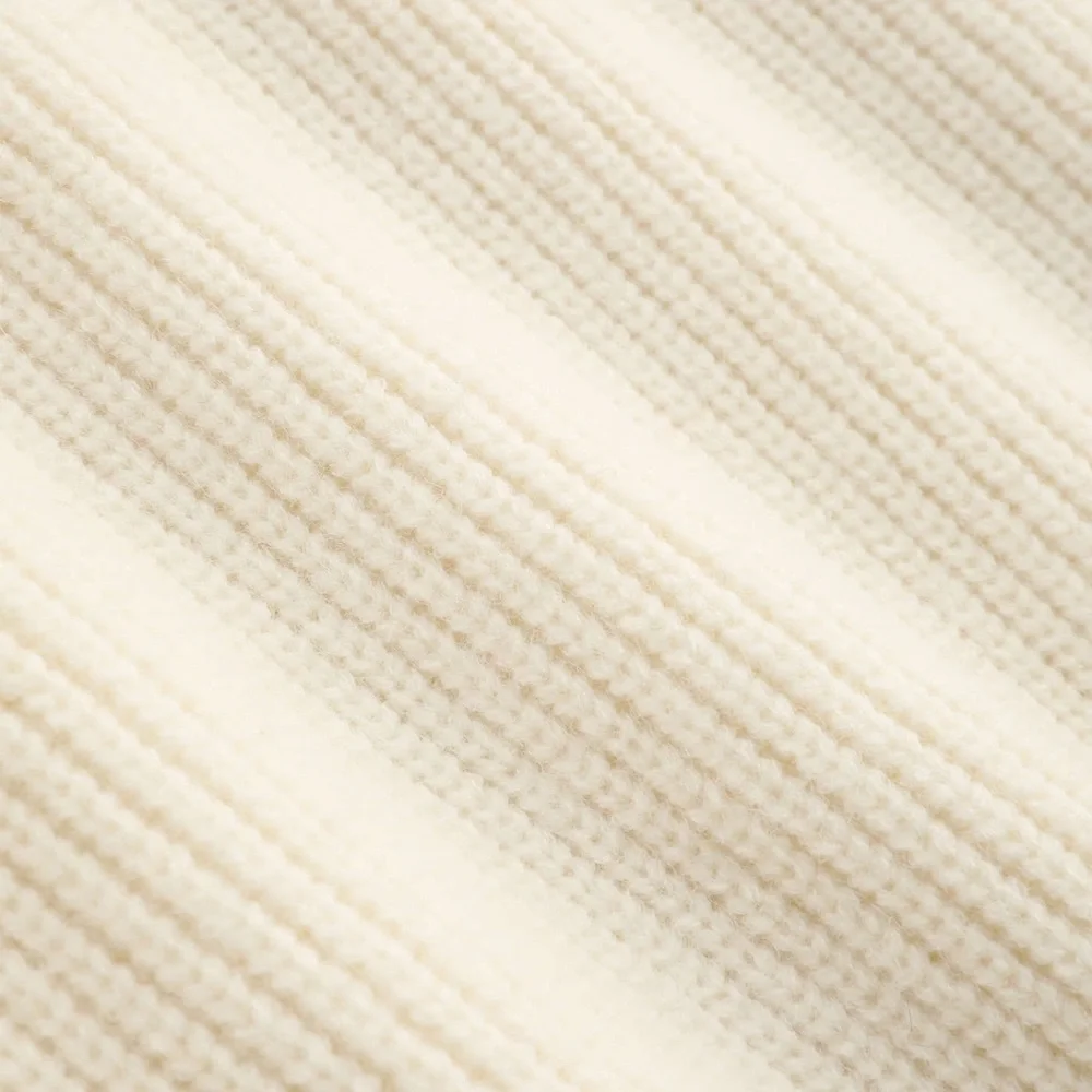 NWT Cider Solid Polo Button Up Rib Sweater, M - Picture 5 of 6